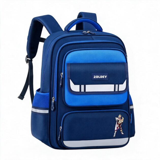 Sac à Dos Scolaire Grand Volume Tissu Imperméable — Pour les élèves