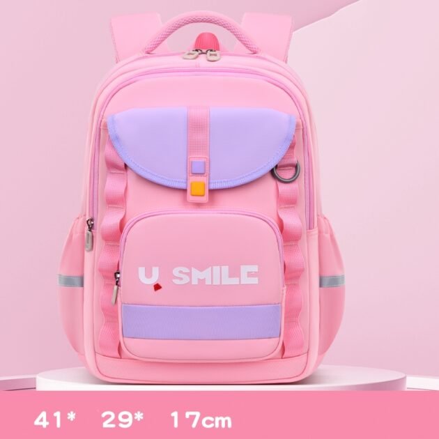 Sac à Dos Scolaire Rose — Pour Enfants