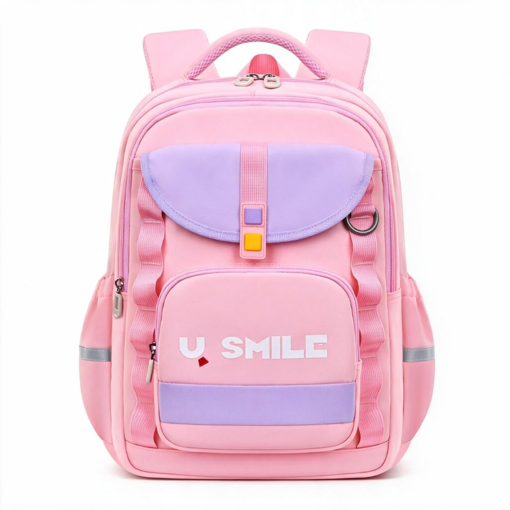 Sac à Dos Scolaire Rose — Pour Enfants