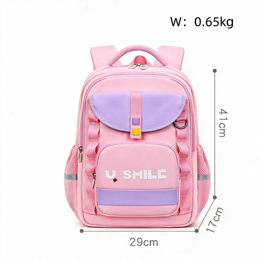 Sac à Dos Scolaire Rose — Pour Enfants