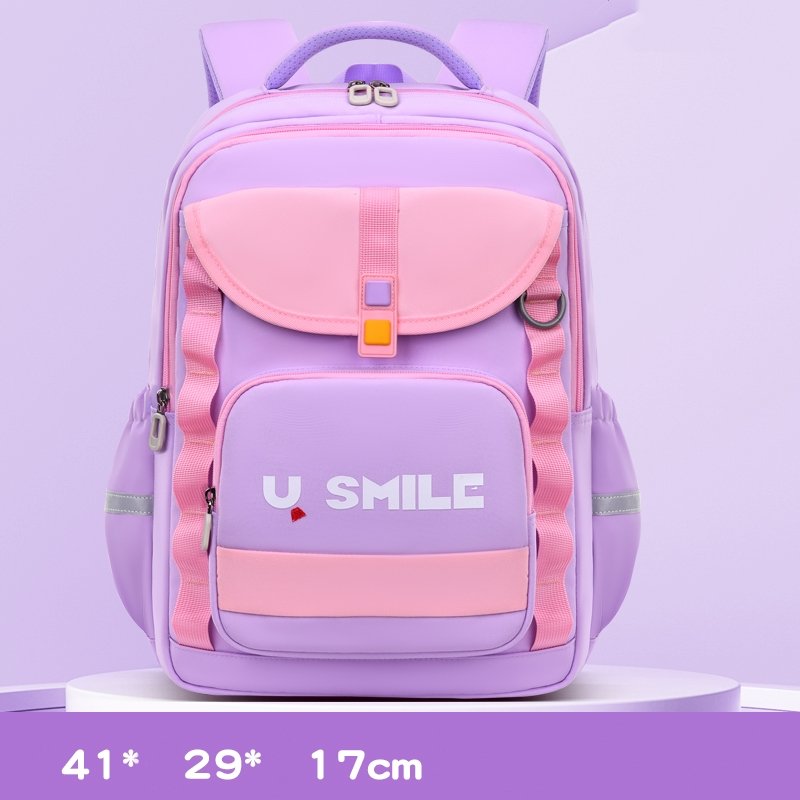 Sac à Dos Scolaire Enfant Mauve — Pour École