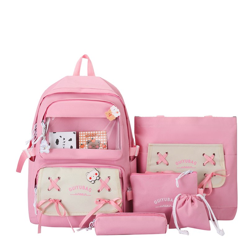 Sac à Dos Rose Multifonctionnel — Grand Volume