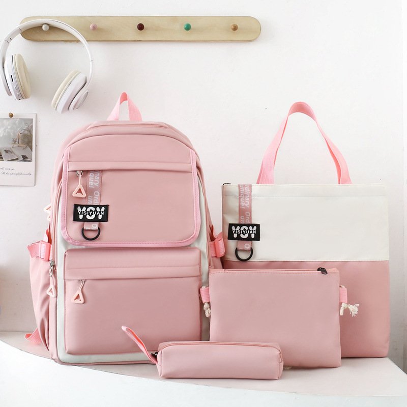 Sac à Dos Multifonctionnel Kawaii Rose — Grand Volume