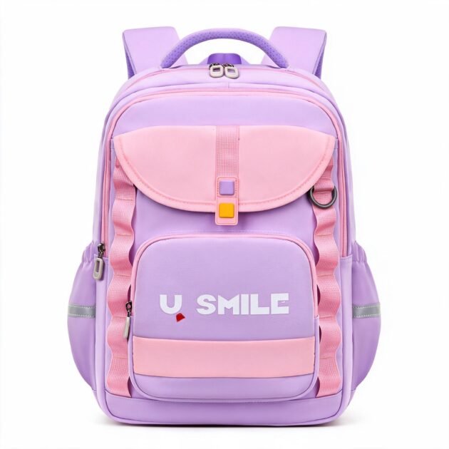 Sac à Dos Scolaire Enfant Mauve — Pour École
