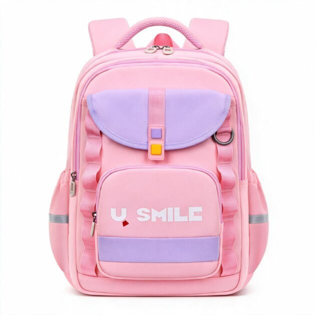 Sac à Dos Scolaire Rose — Pour Enfants