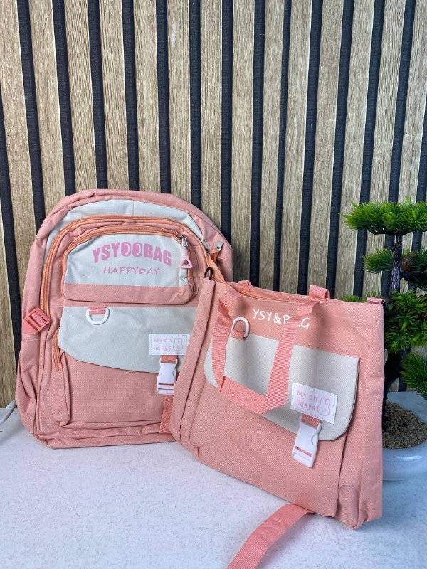 Sac à Dos Kawaii Rose — Grand Volume Imperméable