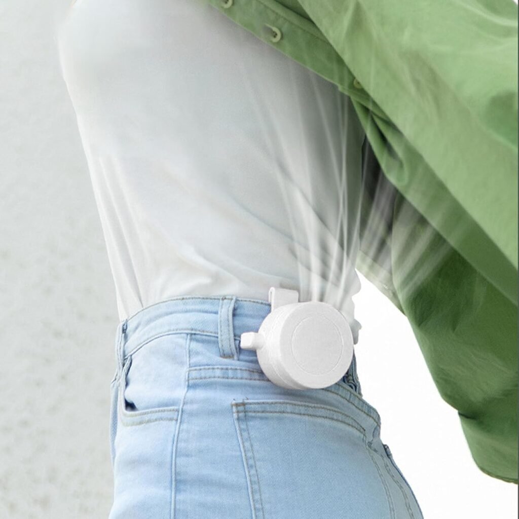 Ventilateur portable rechargeable 360° — Clip orientable