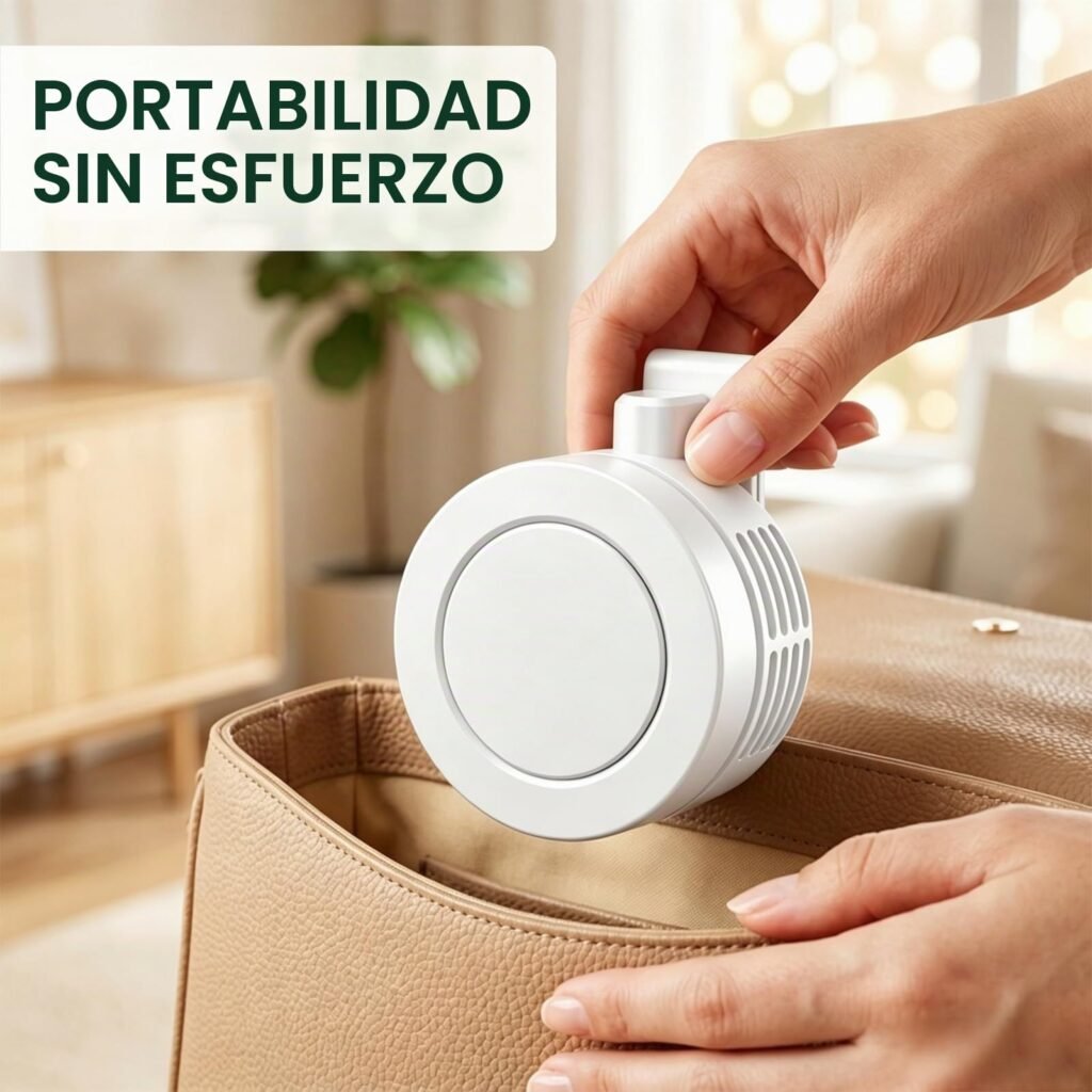 Ventilateur portable rechargeable 360° — Clip orientable