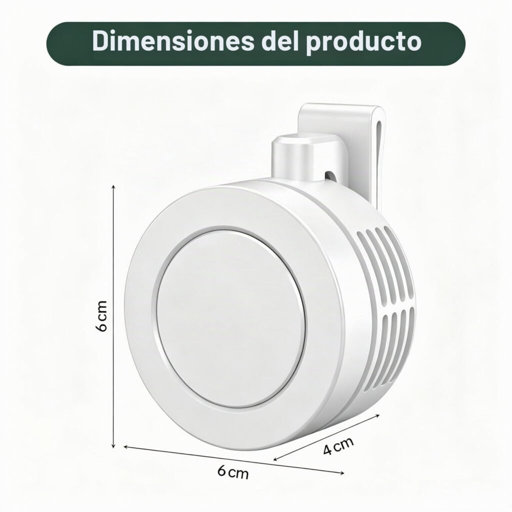 Ventilateur portable rechargeable 360° — Clip orientable