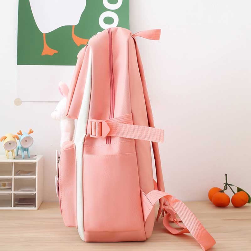 Sac à Dos Multifonctionnel Kawaii Rose — Grand Volume