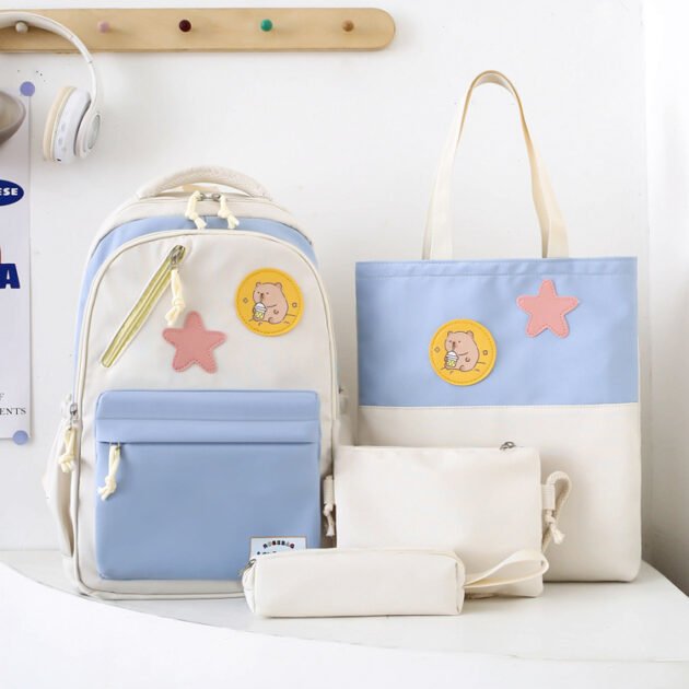 Sac à Dos Multifonctionnel Kawaii Grand Volume Imperméable — Pour le quotidien