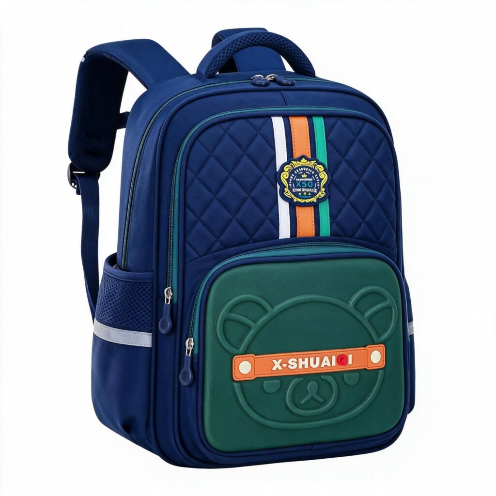 Sac à Dos Scolaire Grand Volume Tissu Imperméable — Pour les élèves