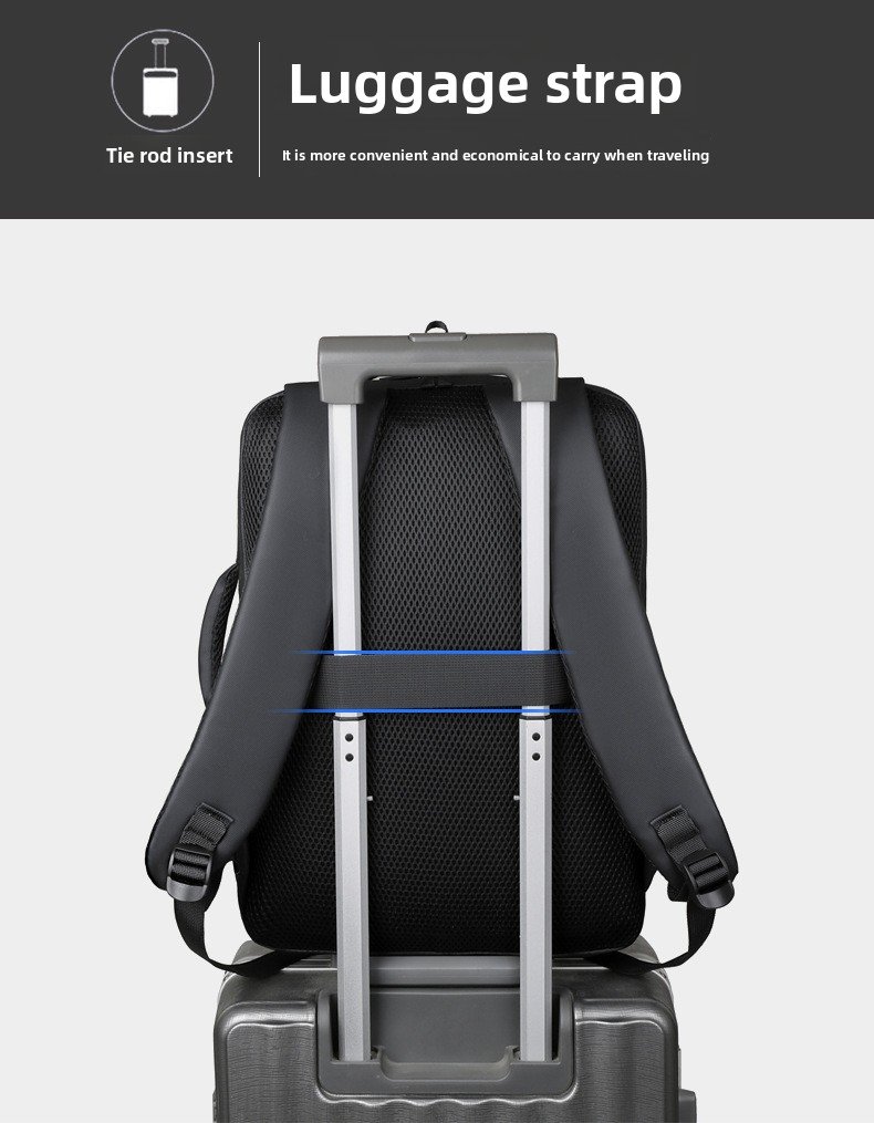 Sac à dos business pour homme noir — Voyage et travail