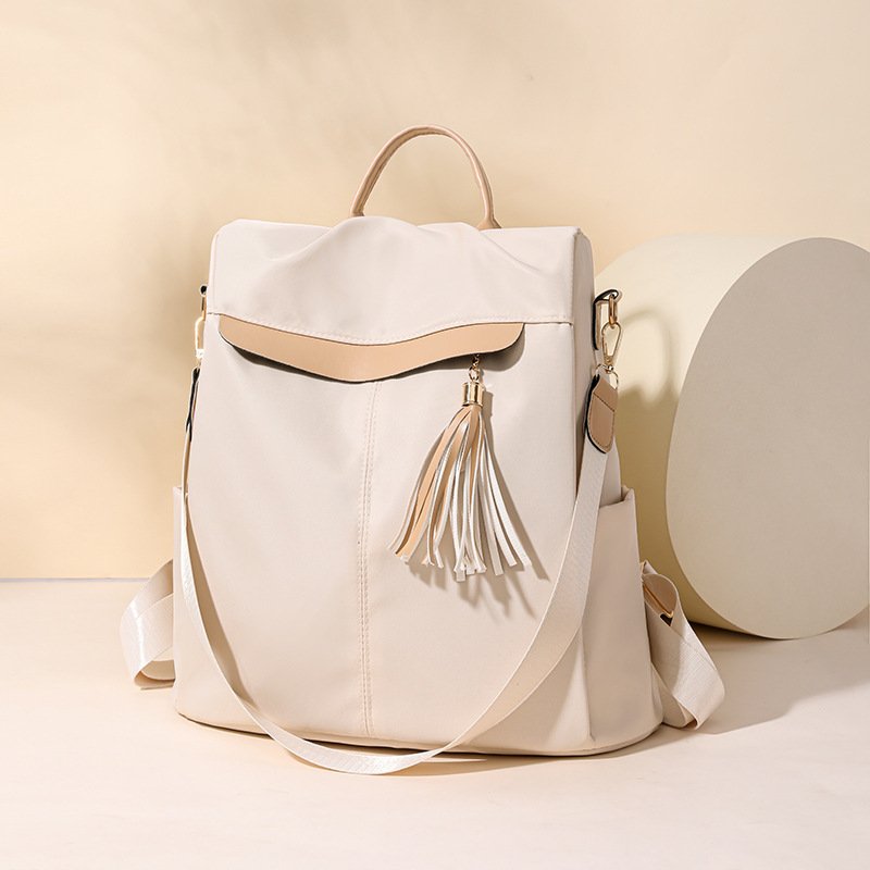 Sac à Dos Femme Élégant Beige — Pour le Style Chic