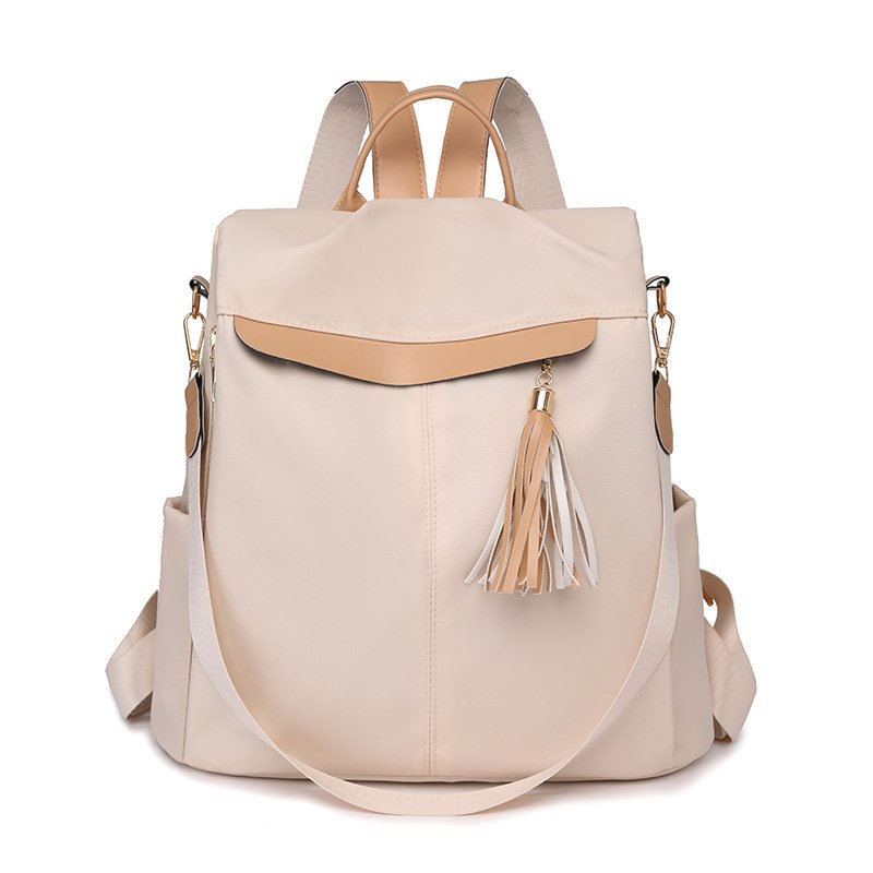 Sac à Dos Femme Élégant Beige — Pour le Style Chic