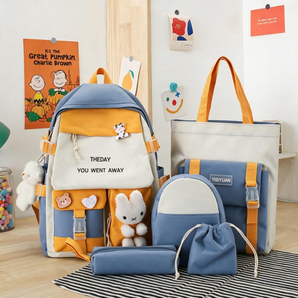Sac à Dos Kawaii Imperméable — Grand Volume