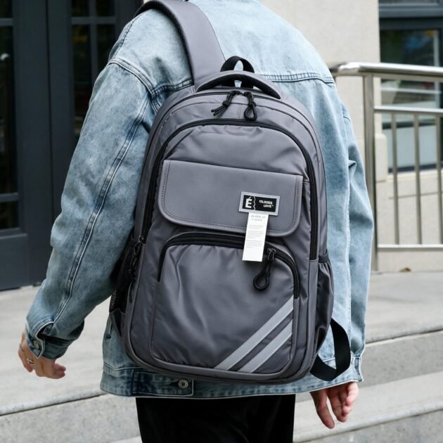 Sac à Dos Scolaire et Sport Multi-Poches — Pour les Étudiants