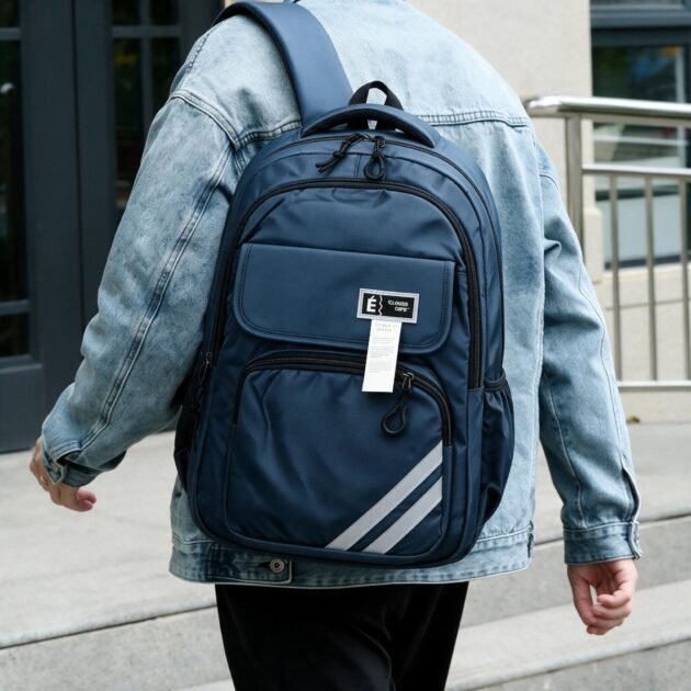 Sac à Dos Scolaire et Sport Multi-Poches — Pour Étudiants et Sportifs