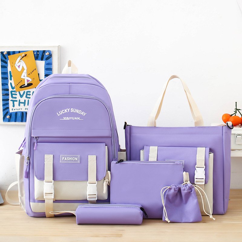 Sac à dos Kawaii pour adolescentes — léger et polyvalent