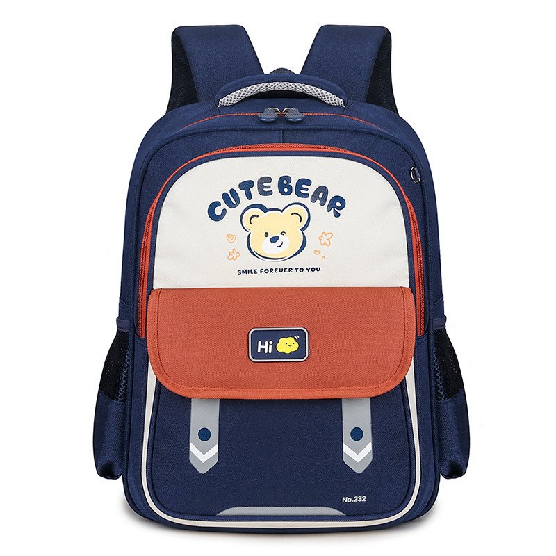 Sac à Dos Scolaire Enfant Motif Ours — Design Ergonomique