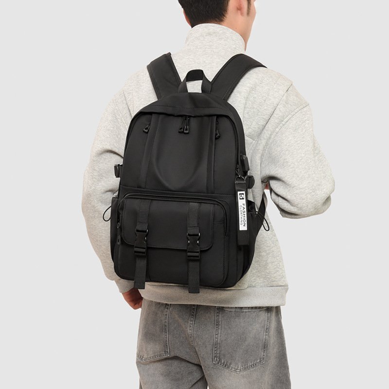 Sac à Dos Ergonomique Noir — Pour le Travail et les Voyages