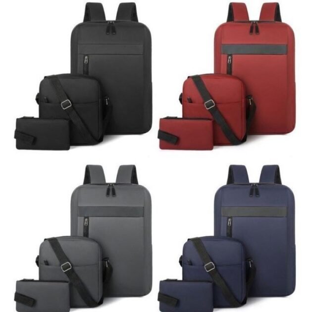 Ensemble 3 PCS sac à dos Élégant — Pour Homme