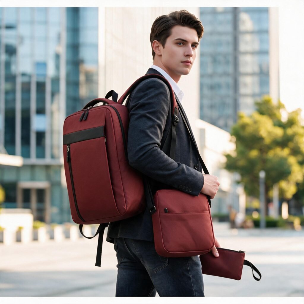 Ensemble 3 PCS sac à dos Élégant — Pour Homme