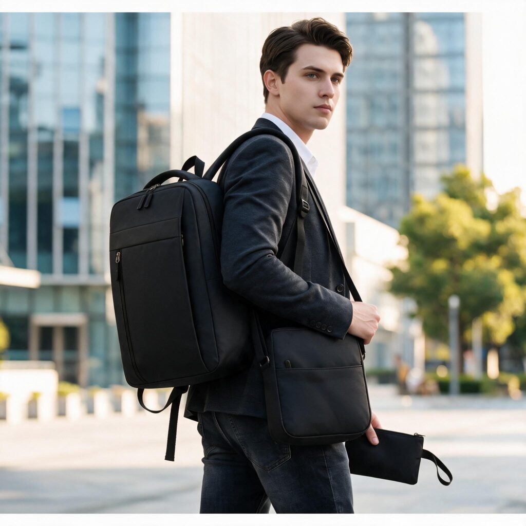 Sac à dos 3 en 1 Élégant et Imperméable — pour Homme
