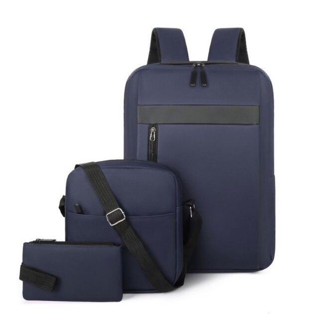 Ensemble 3 PCS sac à dos élégant et imperméable — pour homme