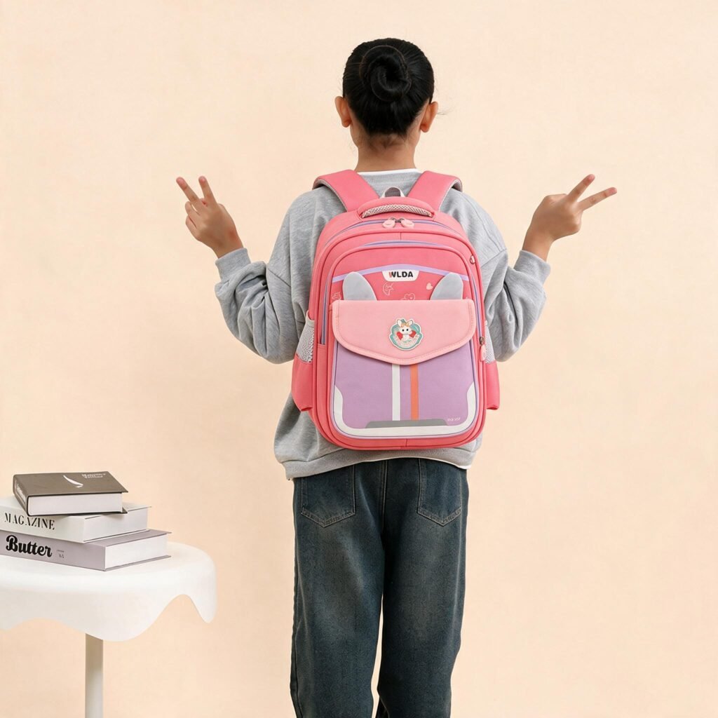 Sac à Dos Scolaire Enfant Rose — Confort Ergonomique