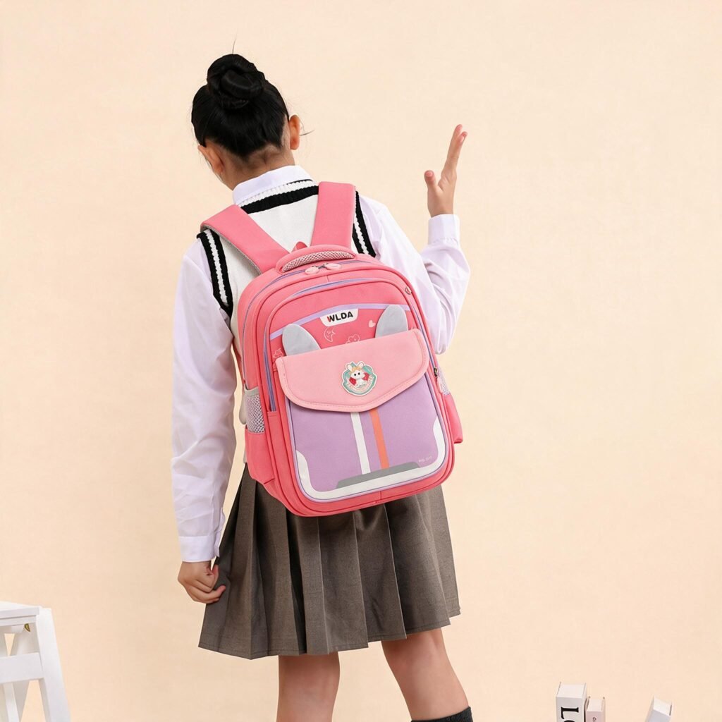 Sac à Dos Scolaire Enfant Rose — Confort Ergonomique