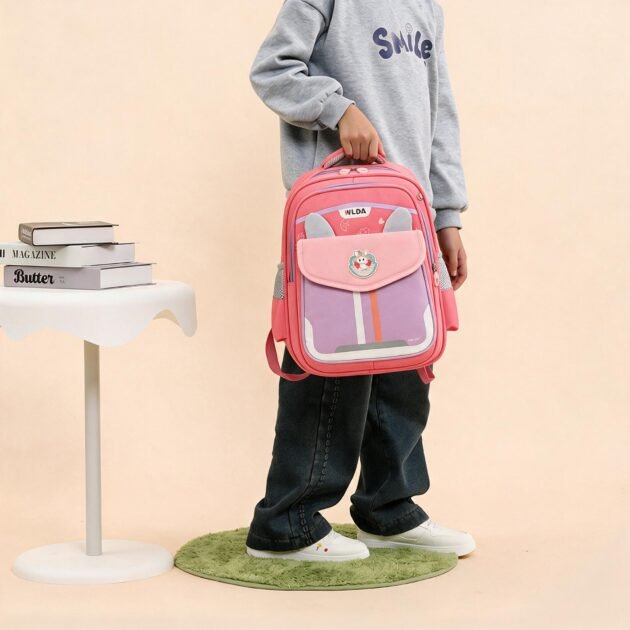 Sac à Dos Scolaire Enfant Rose — Confort Ergonomique