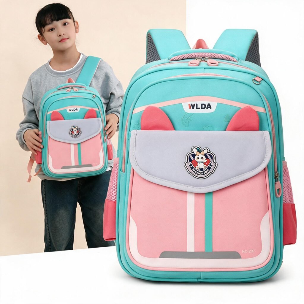 Sac à Dos Scolaire Enfant Design Oreilles Ergonomique