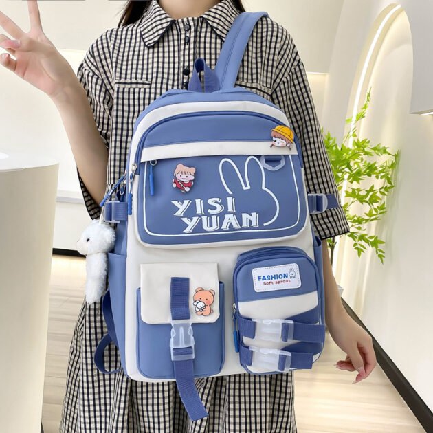 Sac à Dos Multifonctionnel Kawaii Grand Volume Imperméable — Pour les étudiantes
