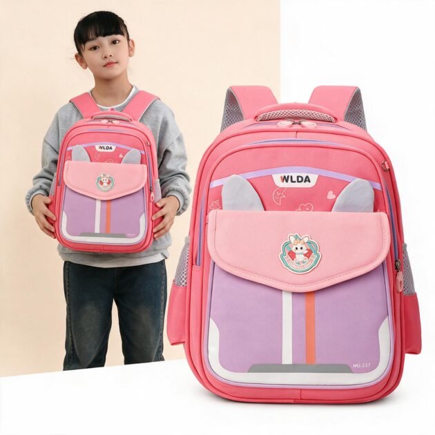 Sac à Dos Scolaire Enfant Rose — Confort Ergonomique