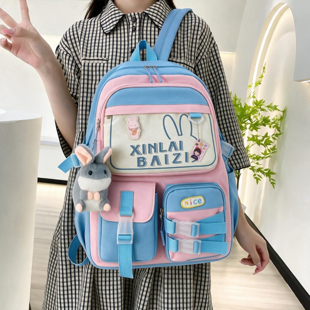 Sac à Dos Kawaii Imperméable — Grand Volume