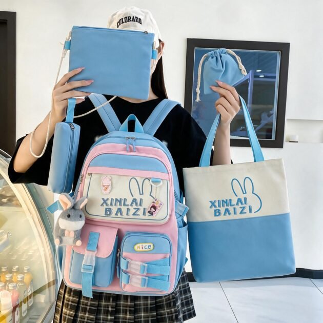 Sac à Dos Kawaii Imperméable — Grand Volume