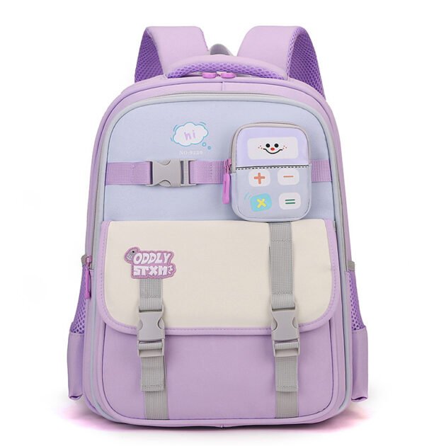 Sac à Dos Scolaire Enfant Mauve — Pour les Filles