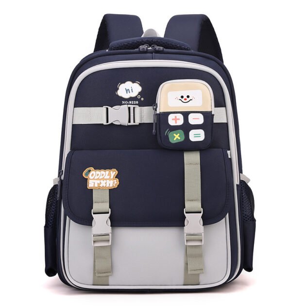Sac à Dos Scolaire Enfant — Motif Calculatrice Imperméable