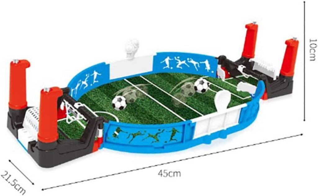 Jeu de Football de Table Mini Portatif — Pour Enfants