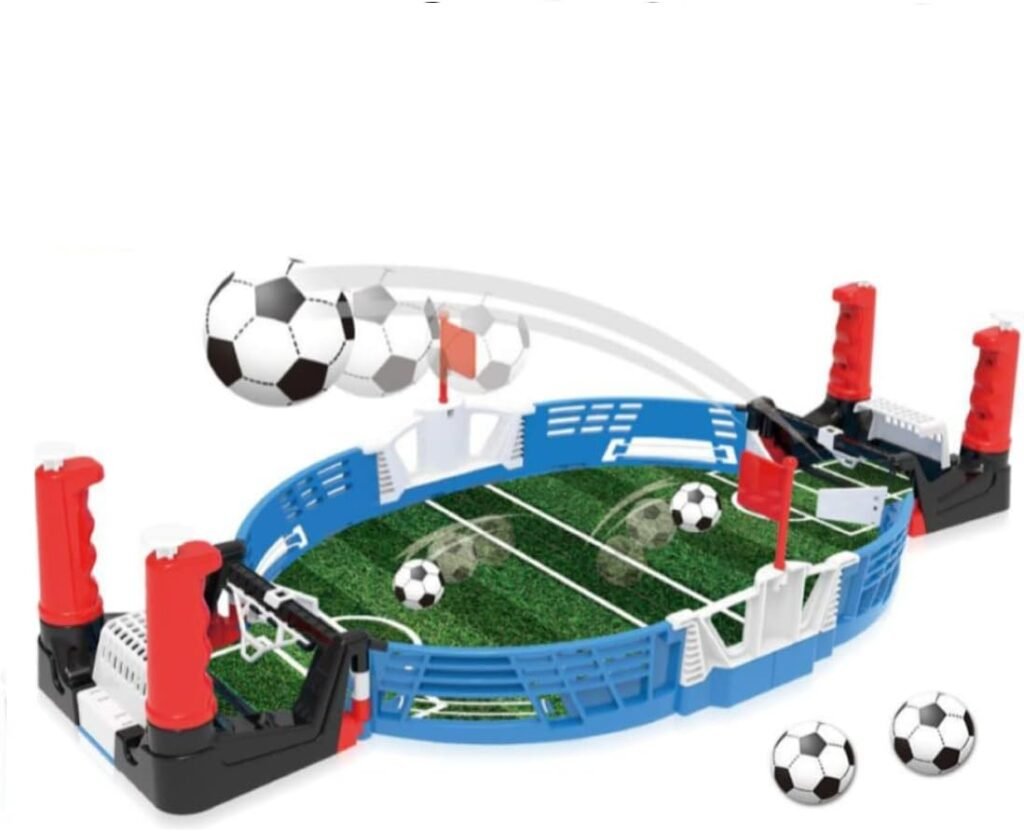 Jeu de Football de Table Mini Portatif — Pour Enfants
