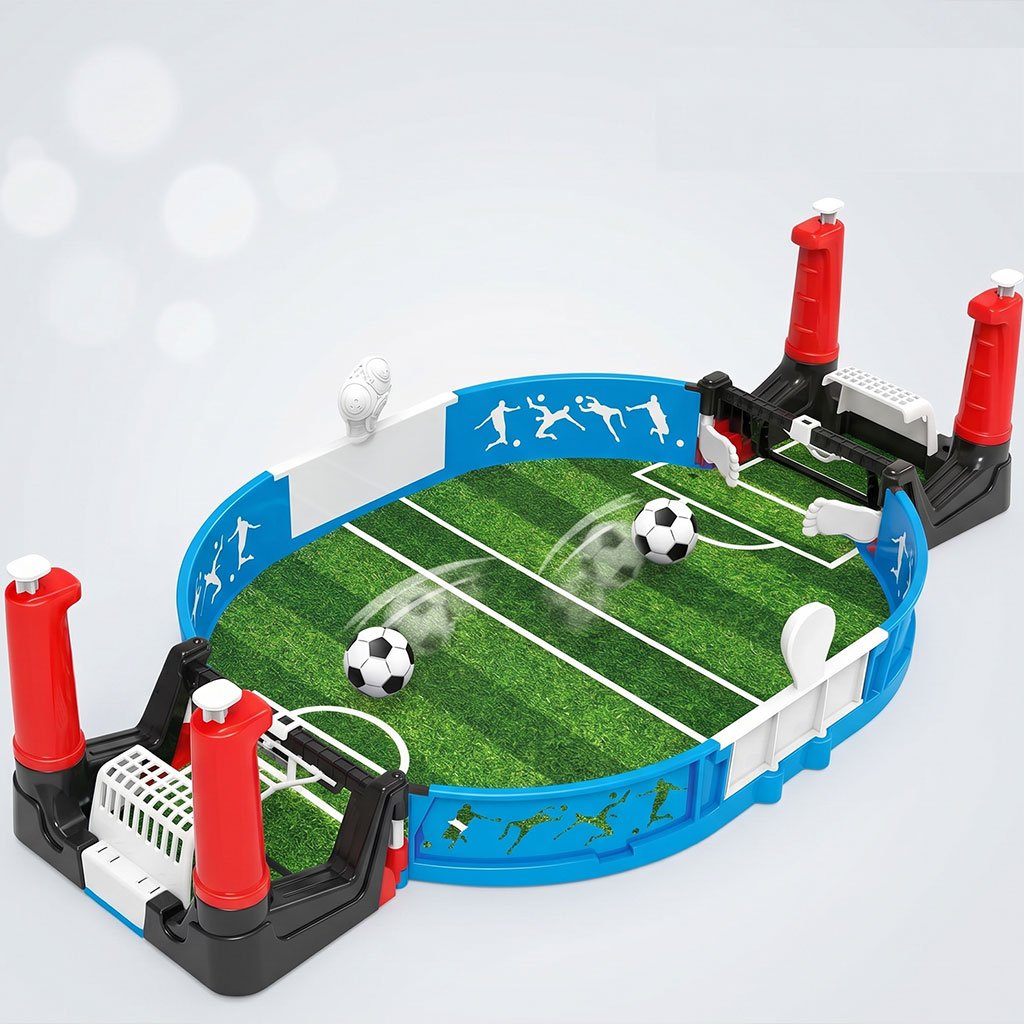 Jeu de Football de Table Mini Portatif — Pour Enfants