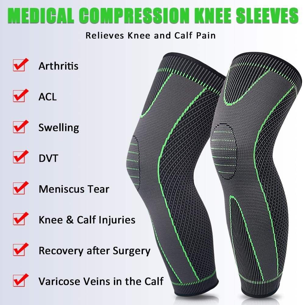 Jambière de Compression Longue avec Sangle Réglable — Améliore la Performance Sportive
