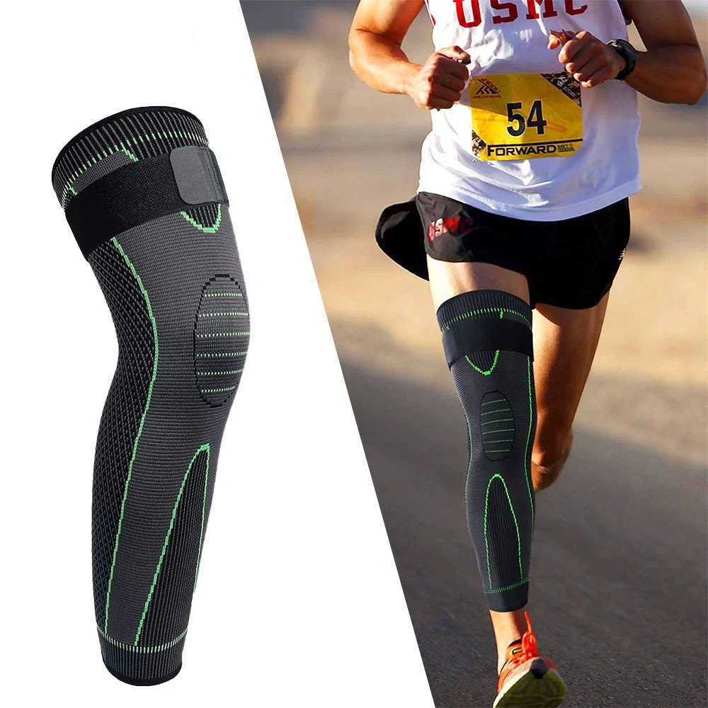 Jambière de Compression Longue avec Sangle Réglable — Améliore la Performance Sportive