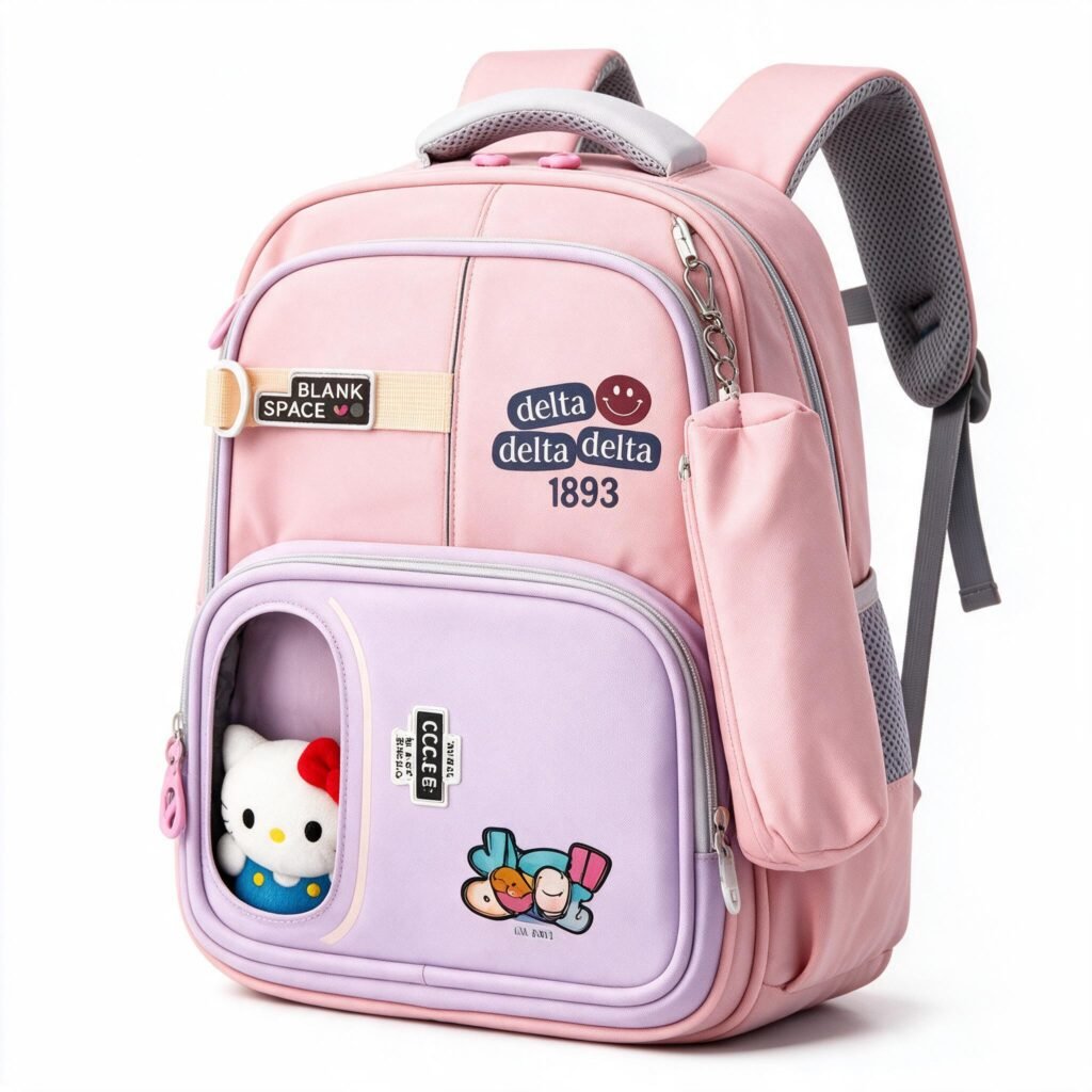 Sac à Dos Scolaire Ergonomique Rose — Pour Étudiants