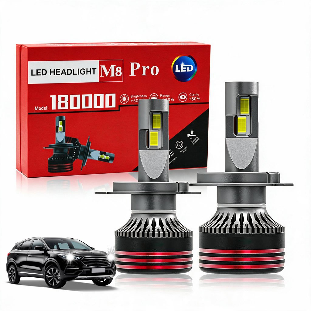 Ampoule LED M8 Pro 120W — Éclairage puissant pour voiture
