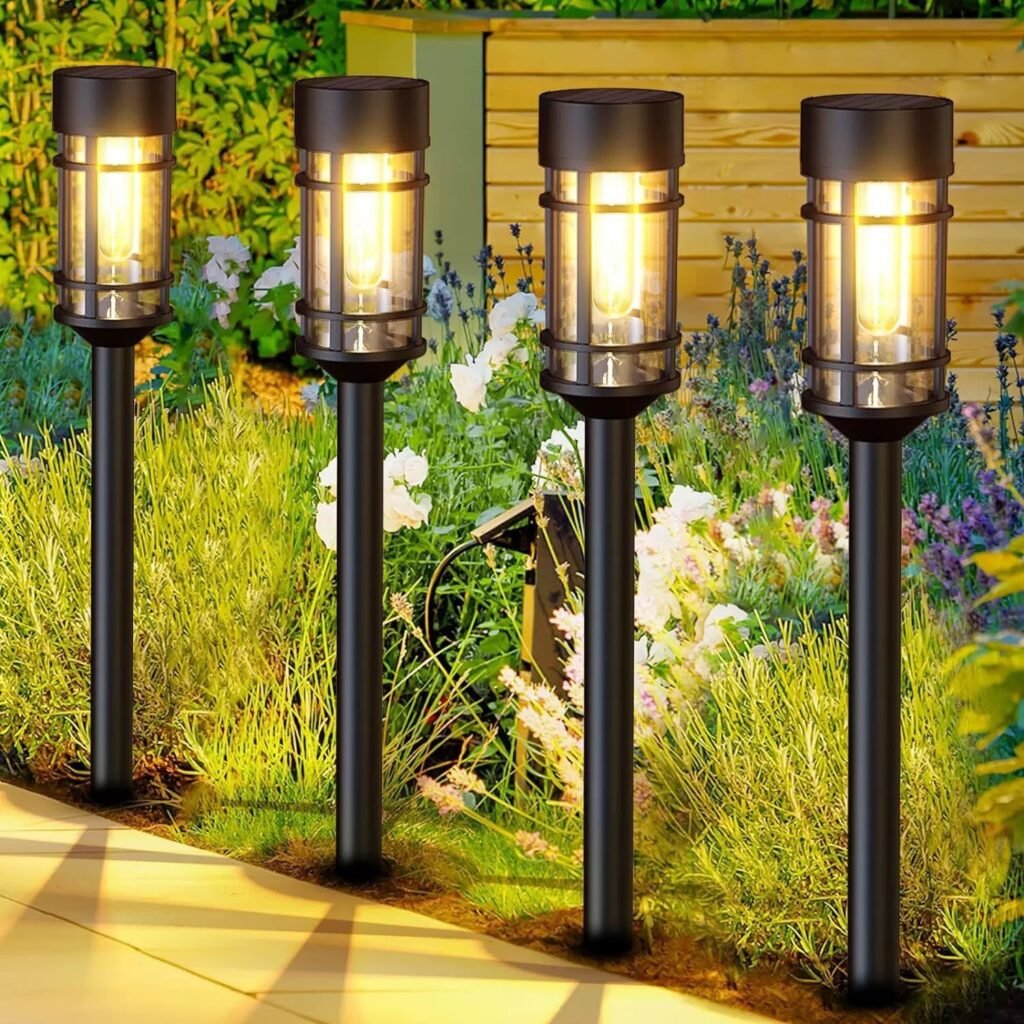 Éclairage Solaire de Jardin - Éclairage extérieur solaire avec support mural