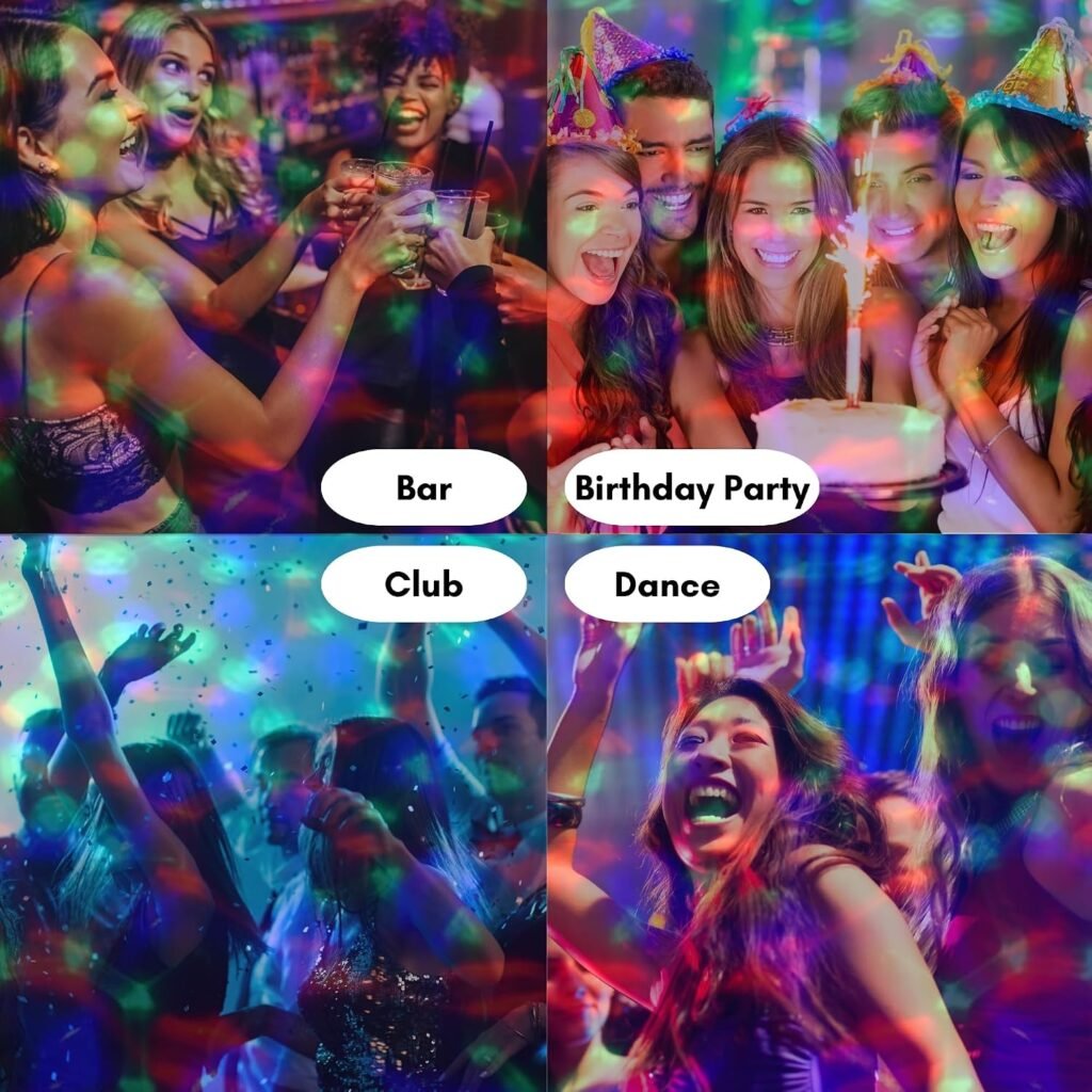Boule Disco Lumineuse Multicolore — Éclairage de fête