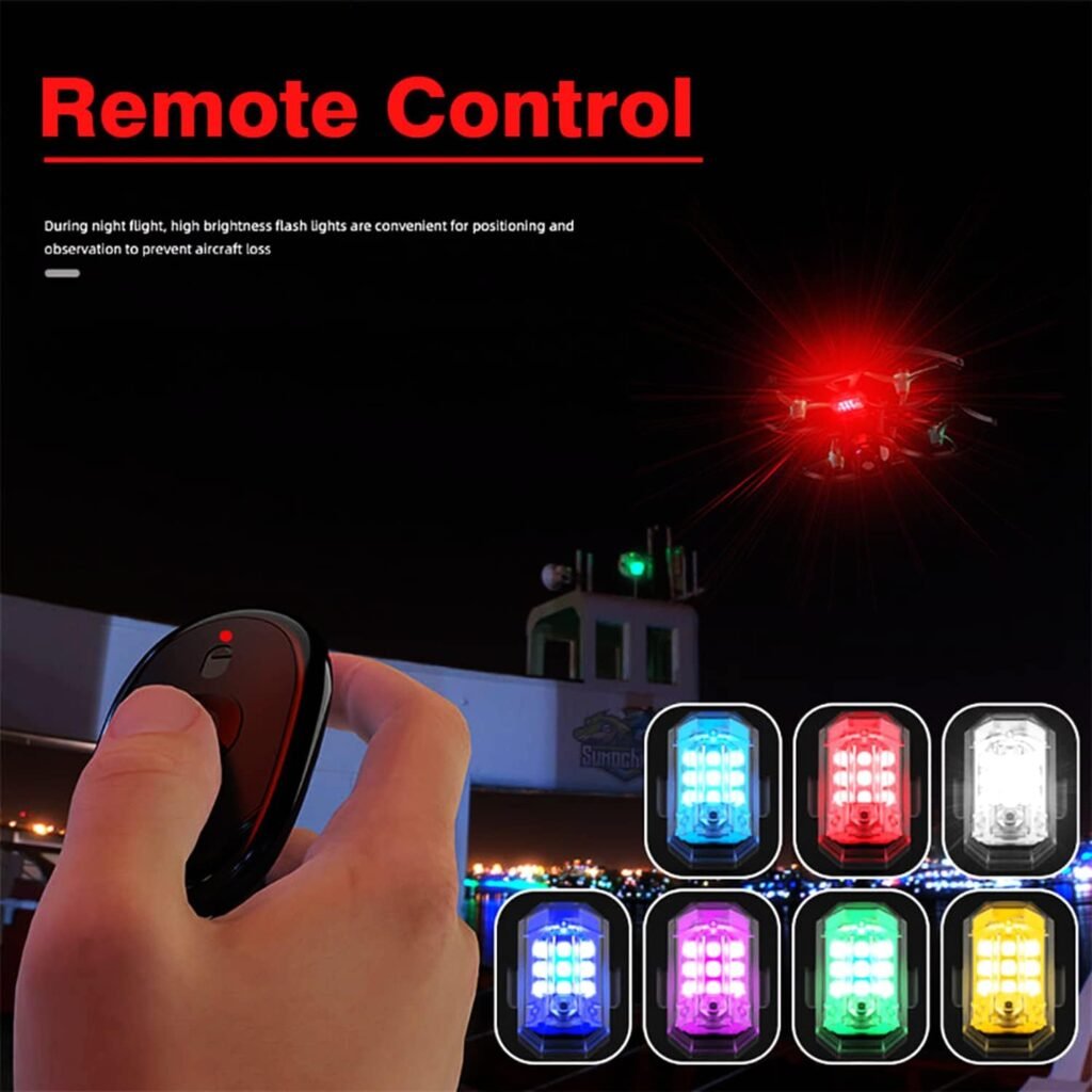 Lumière LED Anti-Collision avec Télécommande — Sécurité améliorée