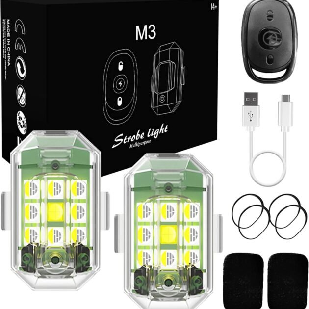 Lumière LED Anti-Collision avec Télécommande — Sécurité améliorée